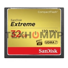 Флеш карта CF 32GB SanDisk Extreme 120MB/s