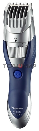 Машинка для стрижки Panasonic ER-GB40 красный (насадок в компл:1шт)