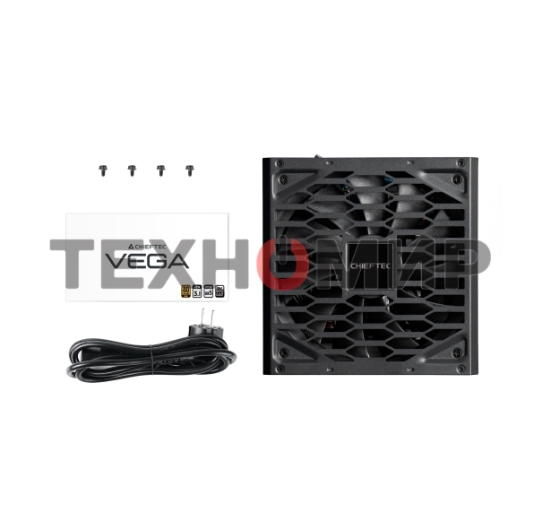 Блок питания Chieftec Vega PPG-850-S, 850Вт, 80 PLUS Gold, 135мм, черный