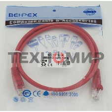 Патч-корд molded 5E Copper 1m красный