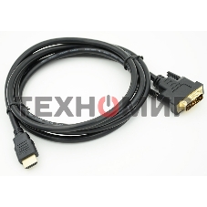 Кабель видео Behpex HDMI (m)/DVI-D (Dual Link) (m) 2м. черный