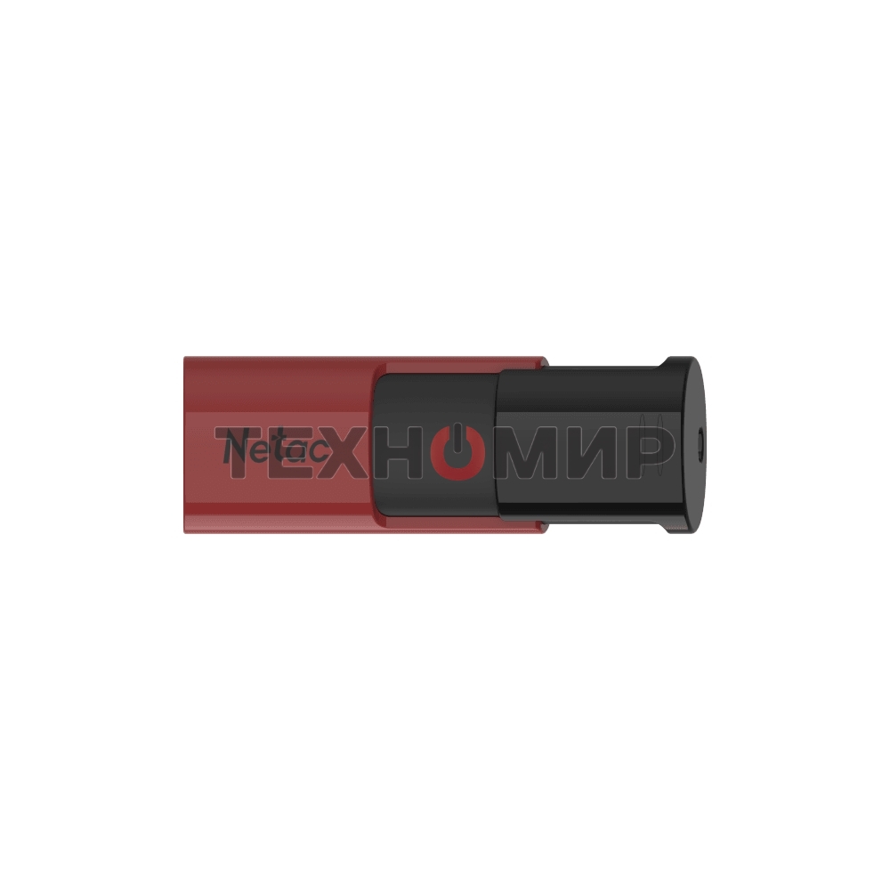 Флешка USB Netac U182 (NT03U182N-032G-30RE), 32Gb, USB 3.0, R/W 70/30, черный/красный