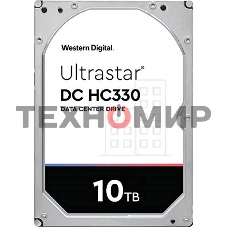 Жесткий диск SAS 10Tb 7200RPM 12Gb/ S 256MB DC HC330 WUS721010AL5204_0B42303 WD