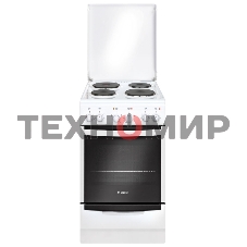 Плита электрическая Gefest 5140 белый, конфорок 3 электрических, духовка 55 л, 50 см x 85 см x 58.5 см