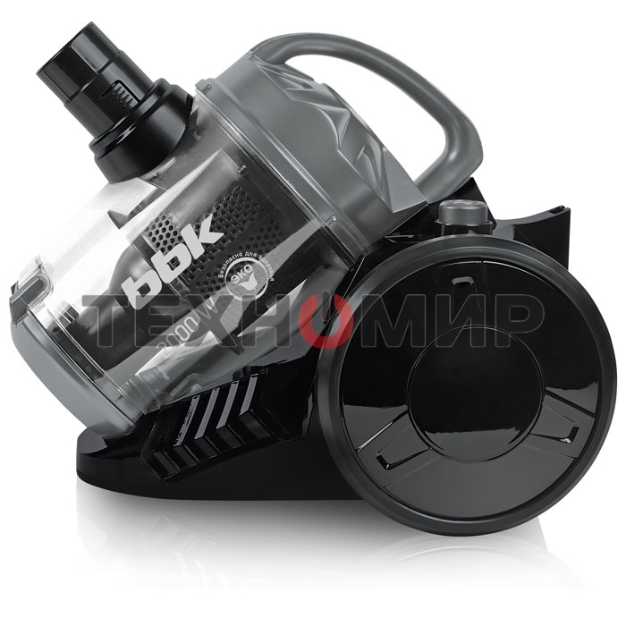 Пылесос BBK BV1503 черный/темно-серый, 320/2000 Вт, уборка сухая, пылесборник контейнер 2.5 л