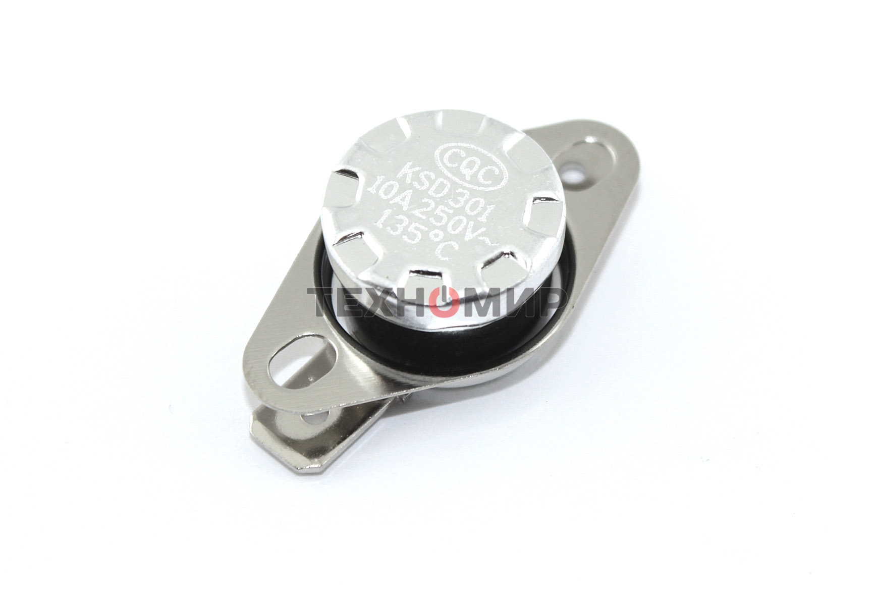 Термостат биметаллический KSD301 10А/135 С нормально разомкнутый
