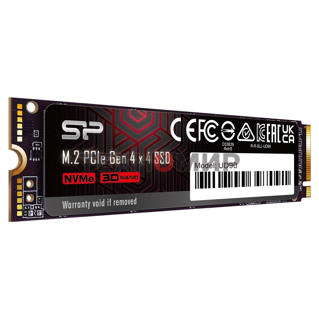 Накопитель SSD Silicon Power PCI-E 3.0 1Tb SP01KGbP44UD9005 M-Series UD80 M.2 2280