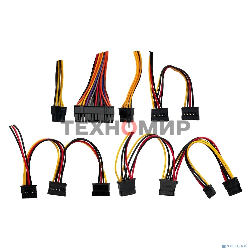 Блок питания серверный 500W ExeGate (ServerPRO-2U-500ADS) APFC, унив. для 2U, 24pin, 2*8pin, 3xSATA, 5xIDE