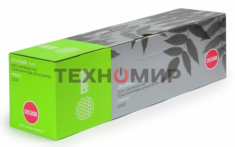 Картридж лазерный Cactus CS-O530BK черный (5000 стр.) для OKI C530