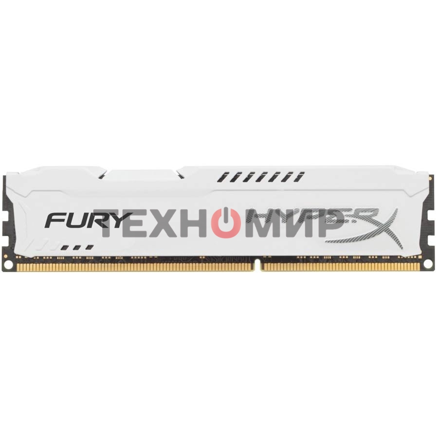 Модуль памяти Kingston DDR3 4Gb 1866MHz (PC3-15000) DIMM HyperX Fury White Series CL10
