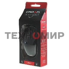 Мышь проводная Crown CMM-31 черный, 1000 dpi, USB, кнопки - 3
