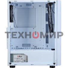 Компьютерный корпус AeroCool/Formula CL-3302W RGb белый без БП ATX 2xUSB 2.0 1xUSB 3.0 audio bott PSU