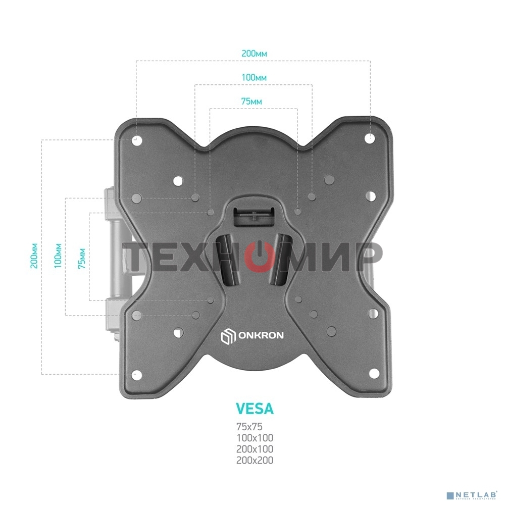 Кронштейн ONKRON M4S для телевизора 17
