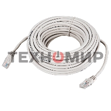 Пaтч-корд Rexant U/UTP, cat.5e, RJ45-RJ45, неэкранированный, PVC серый, 20м