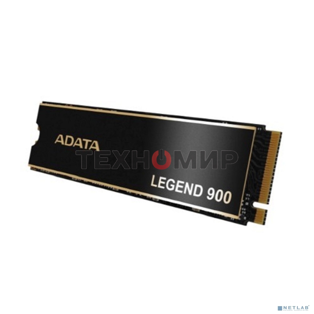 Накопитель SSD ADATA LEGEND 900, 2000Gb, PCIe 4.0 x4, 2280, NVMe, R/W 7000/5400, с радиатором