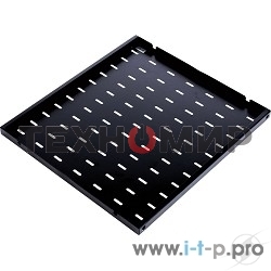 Полка перфорированная, глубина 580 мм, черный (СВ-58-9005)