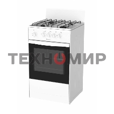 Плита газовая Darina S4 GM 441 101 белый, конфорок 4 шт, духовка 50 л, 50 см x 85 см x 51 см