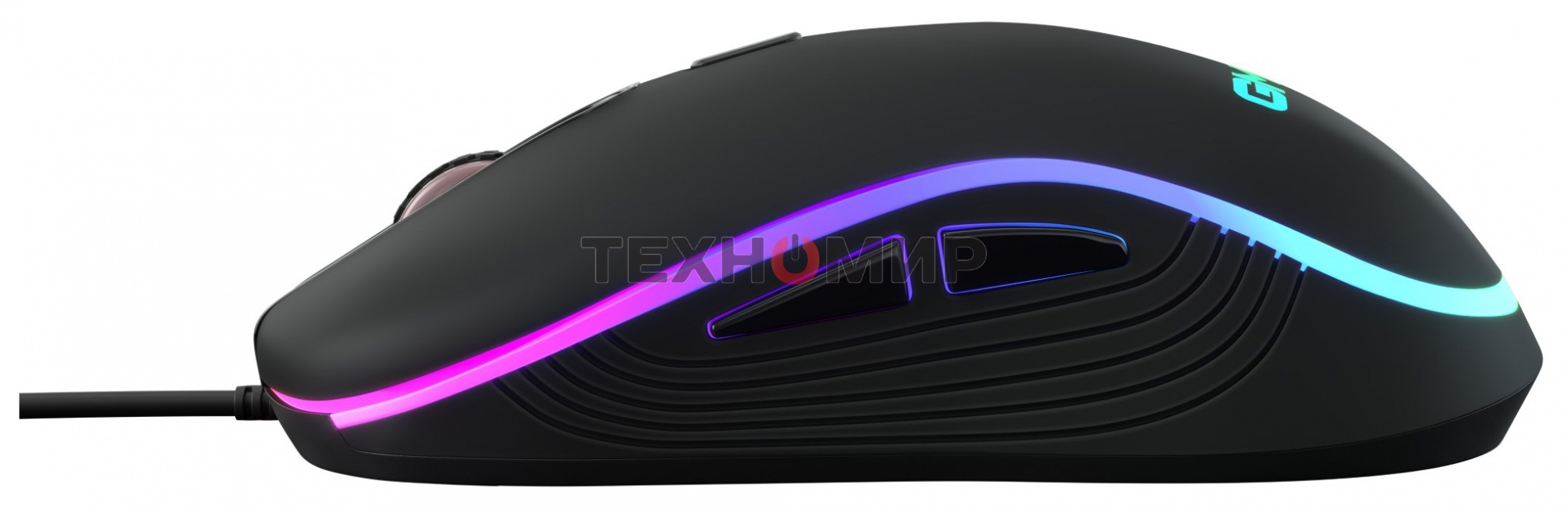 Мышь проводная Oklick GMNG 723GM черный, 3200 dpi, USB, кнопки - 6