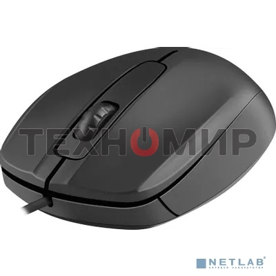 Мышь проводная Defender Alpha MB-507 черный, 1000 dpi, USB, кнопки - 3