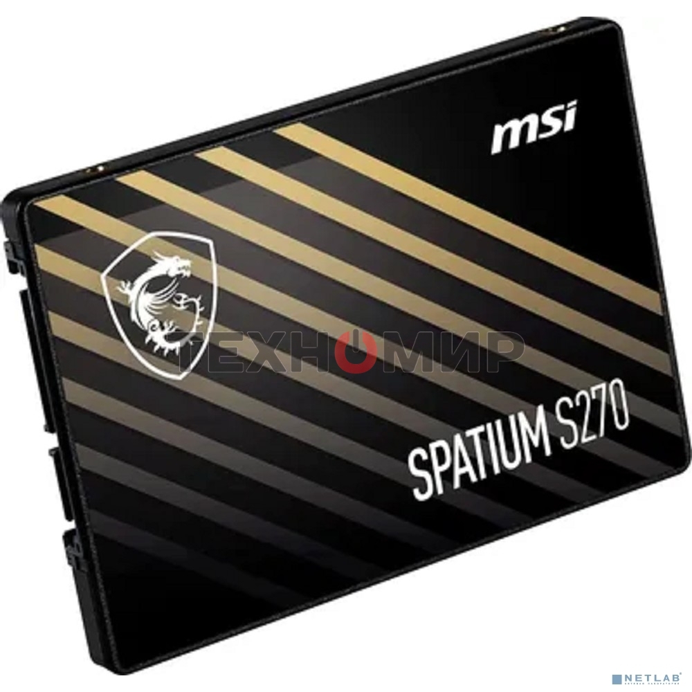 Накопитель SSD MSI SPATIUM S270, 960Gb, 2.5