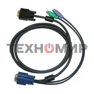 Переключатель D-Link DKVM-IPCB/10 Упаковка 10 кабелей KVM для устройств DKVM-IP1/IP8, длина 1.8м 