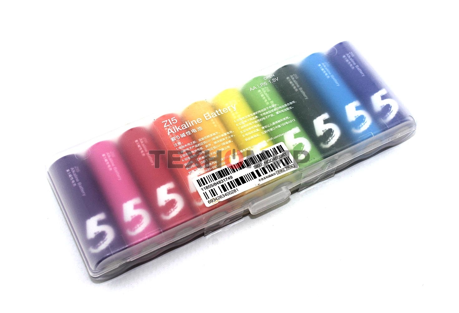 Батарейки Xiaomi ZI5-AA Rainbow Colors (10 шт.) AA510