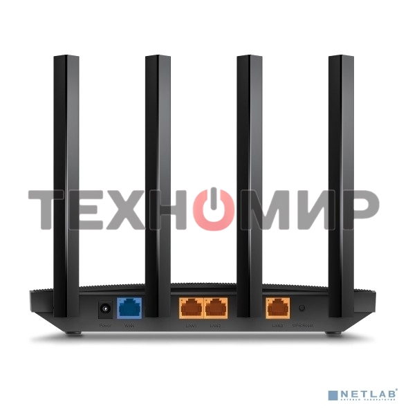 Роутер TP-Link AX1500 Dual-Band Wi-Fi 6 RouterSPEED: 300 Mbps at 2.4 GHz + 1201Mbps at 5 GHzSPEC: 4× Antennas, 1GHz Dual Core CPU, 1× Gigabit WAN Port + 3× Gigabit LAN Ports, 1024-QAM, OFDMAFEATURE: Tether App, WPA3, Access Point Mode, IPv6 Supported, IPT