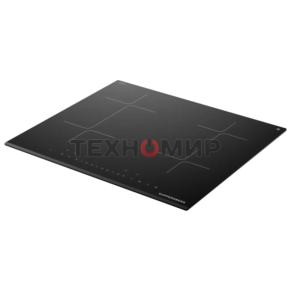 Варочная поверхность Kuppersberg/Варочная поверхность Kuppersberg, индукция, High-Tech, 9 уровней мощности, inverter, таймер, пауза, Booster, автоматическое отключение, Flexi-zone, слайдерное управление, поддержание тепла, черный