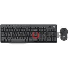 Комплект клавиатура+мышь Logitech MK295 беспроводной, USB, чёрный