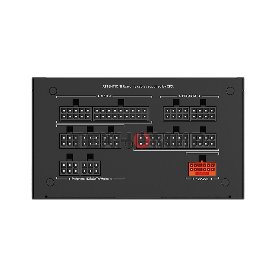 Блок питания PCCooler P5-YS850-G1F, 850Вт, 80 PLUS Gold, 135мм, модульный, черный