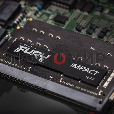 Оперативная память Kingston Fury Impact, DDR5, 32GB (2x16GB), 6000MHz, CL38, ECC SO-DIMM