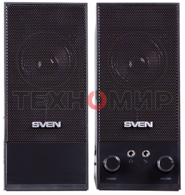 Акустическая система Sven SPS-604 2.0 черный 4Вт