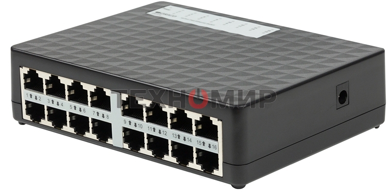 Коммутатор неуправляемый 16-портовый ORIGO OS1116/A1A 10/100 Мбит/с