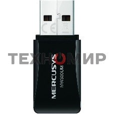 Сетевой адаптер USB2.0 адаптер Mercusys MW300UM, 300 Мбит/с, компактный