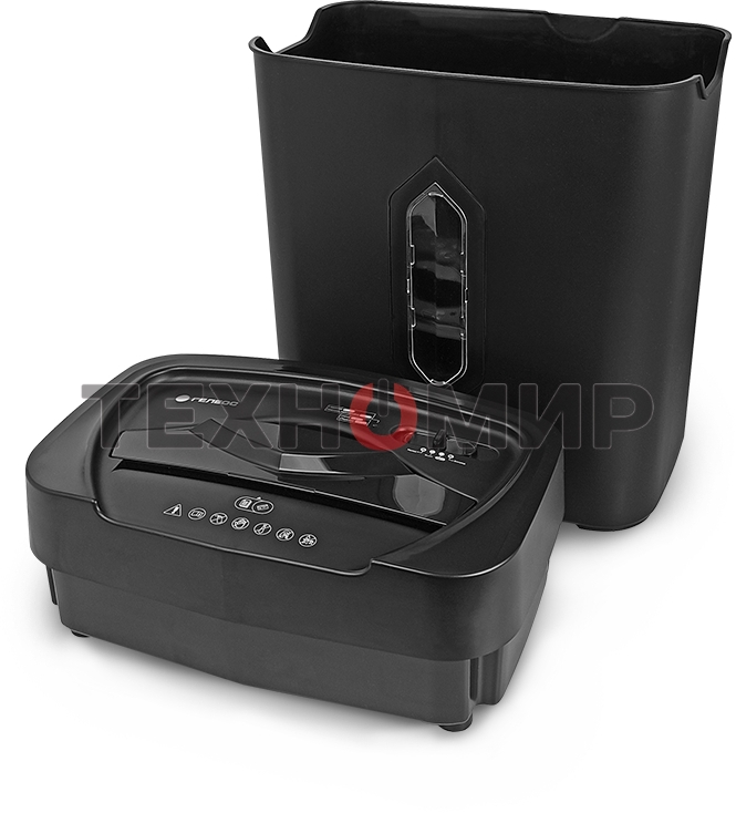 Шредер ГЕЛЕОС УМ22-4 DIN P-4 (4 ур-нь секр.), фрагмент 4х35мм, 14 лист (70г/м2), CD/пл.карты/скрепки/скобы, 22 литра