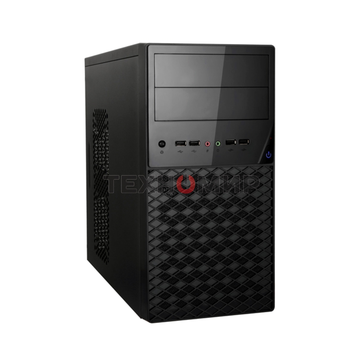 Компьютерный корпус ExeGate EX284032RUS Minitower BA-203U Black, mATX, (без БП), 2хUSB+1хUSB 3.0, Audio
