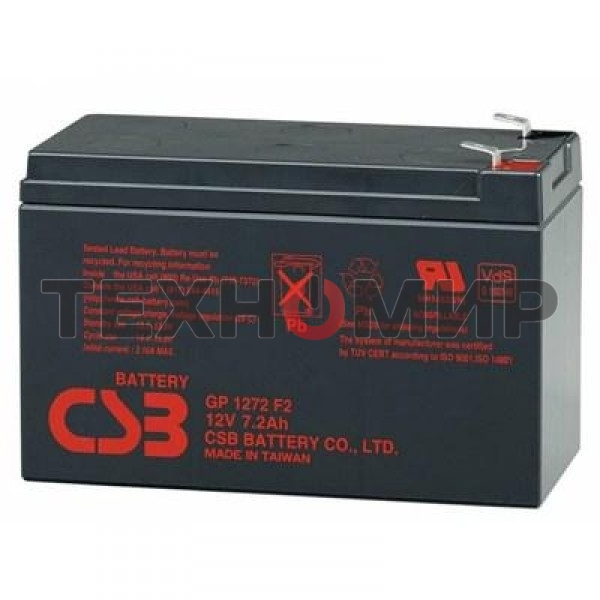 Батарея CSB GP 1272 12V 7.2Ah F2 28W
