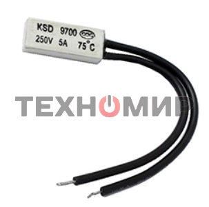 Термостат биметаллический KSD9700 5А/45 С нормально разомкнутый