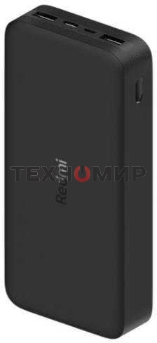 Портативный аккумулятор 20000mAh Xiaomi Redmi 18W Fast Charge Power Bank черный
