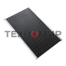 Полка перфорированная выдвижная с телескопическими направляющими, глубина 1000 мм, черный