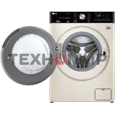 Стиральная машина LG F4V5VS9B бежевый, загрузка фронтальная 9 кг, 1400 об/мин, класс: А