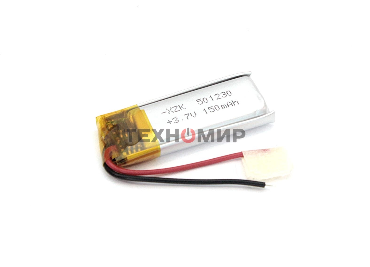 Аккумулятор Li-Pol (батарея) 5*12*30мм 2pin 3.7V/140mAh