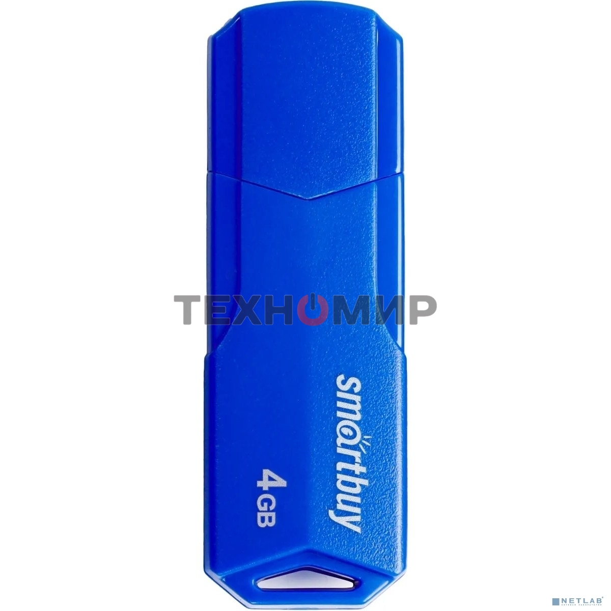 Флешка USB Smartbuy CLUE Blue (SB4GbCLU-BU), 4Gb, USB 2.0, R/W 15/8, синий