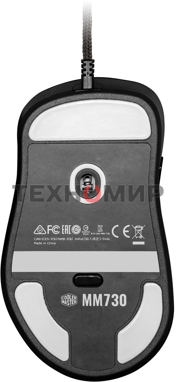 Мышь проводная Cooler Master MM730 (MM-730-KKOL1) черный, 16000 dpi, USB, кнопки - 6
