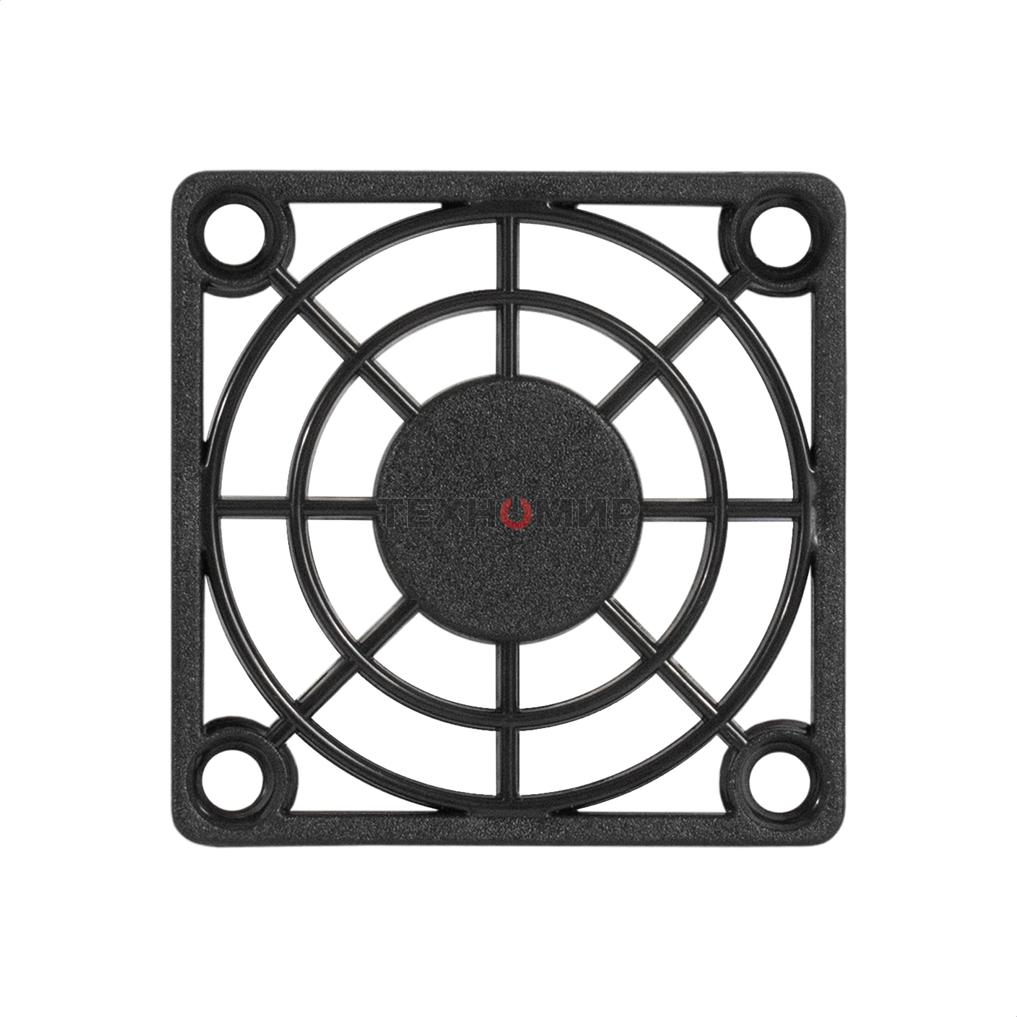 Решетка для вентилятора 50х50 ExeGate EG-050PSB (50х50 мм, пластиковая, квадратная, черная)