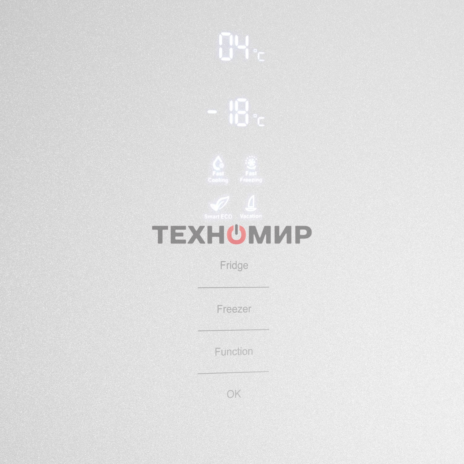 Холодильник Maunfeld MFF200NFW белый глянц. двухкамерный 271/106л морозилка снизу