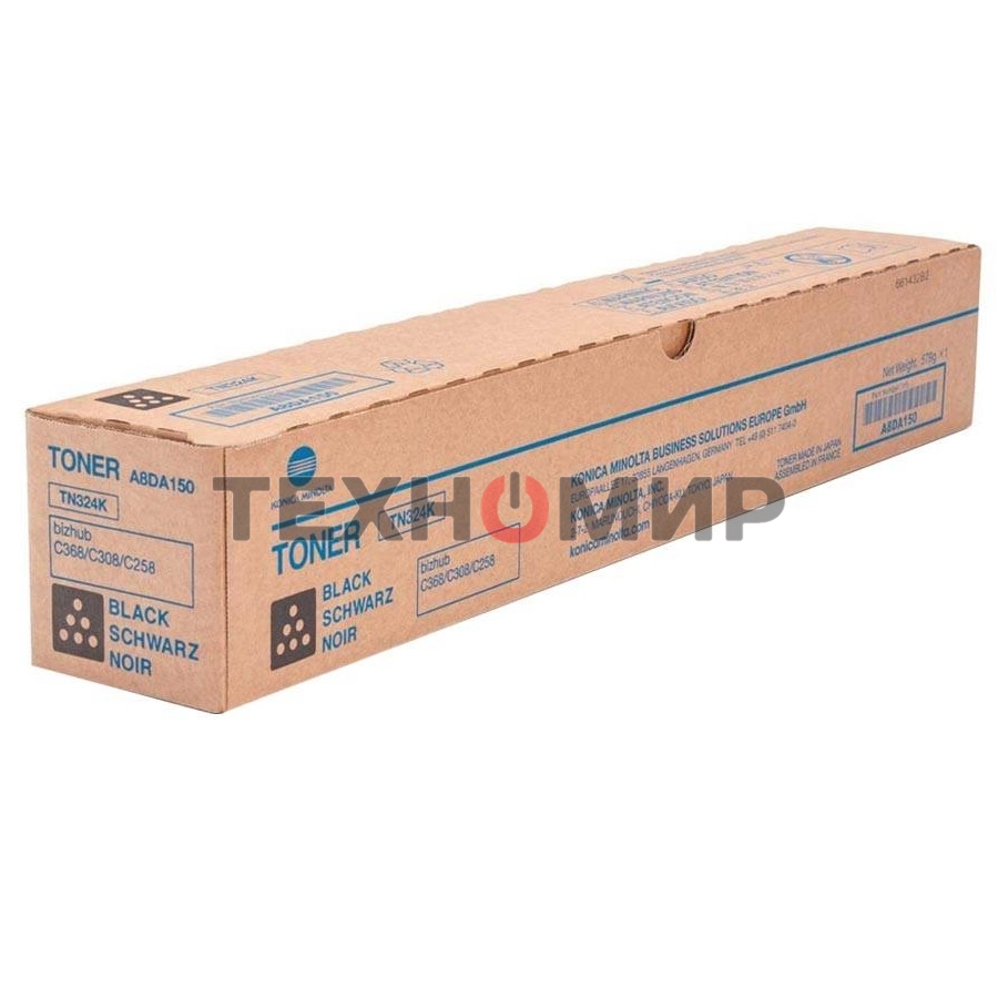Тонер-картридж Konica-Minolta bizhub C308/C368 черный TN-324K