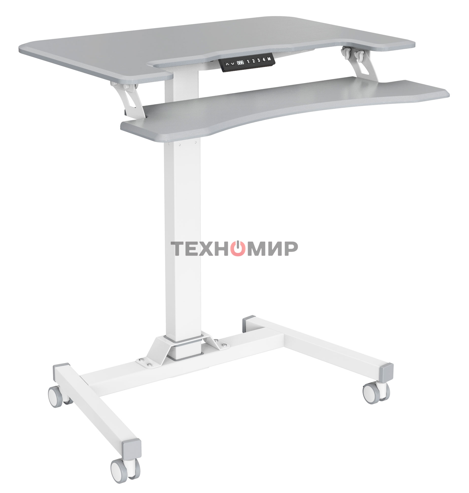 Стол для ноутбука Cactus VM-FDE103 столешница МДФ серый 91.5x56x123см (CS-FDE103WGY)