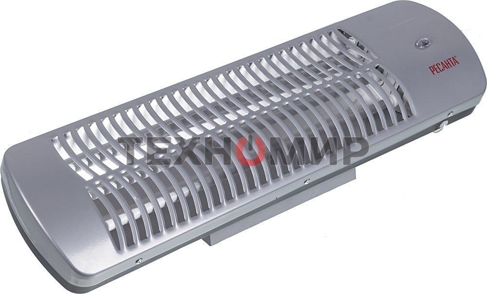 Обогреватель инфракрасный Ресанта ИКО-1500Л, серый, кварцевый, 1500 Вт, 25 м2, термостат