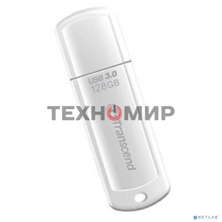 Флешка USB Transcend Jetflash 730 (TS128GJF730), 128Gb, USB 3.0, R/W 90/40, белый